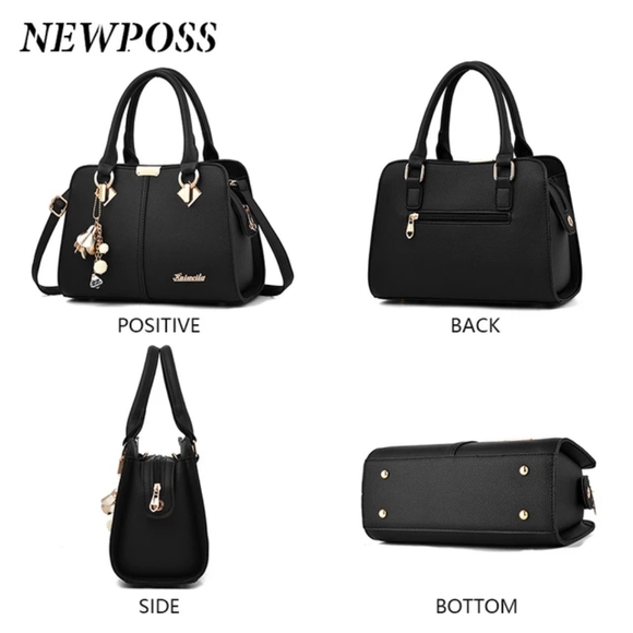 Newposs Famous Designer Brand Bags Women Leather Handbags 2022 Luxury Ladies - Picture 4 of 9